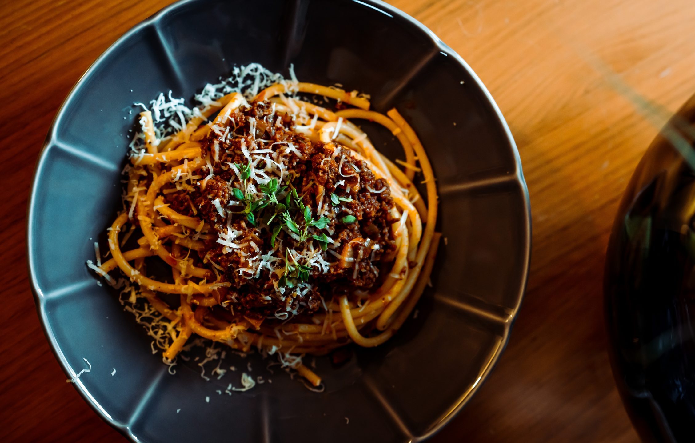 Pasta Bolognese for dinner, what else do you need?