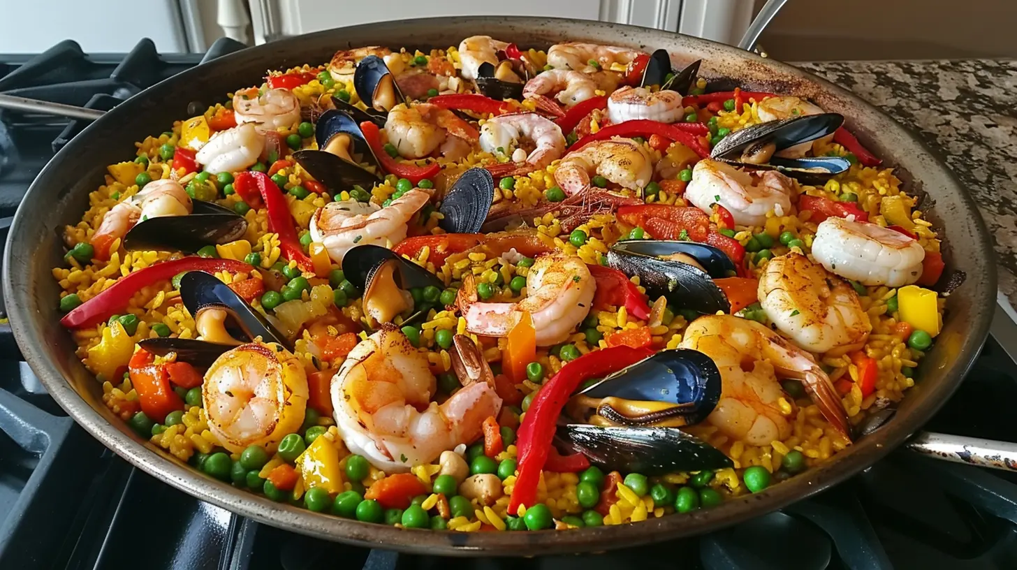 Illustrasjonsbilde for: Paella fra Spania: En fargerik symfoni av smaker
